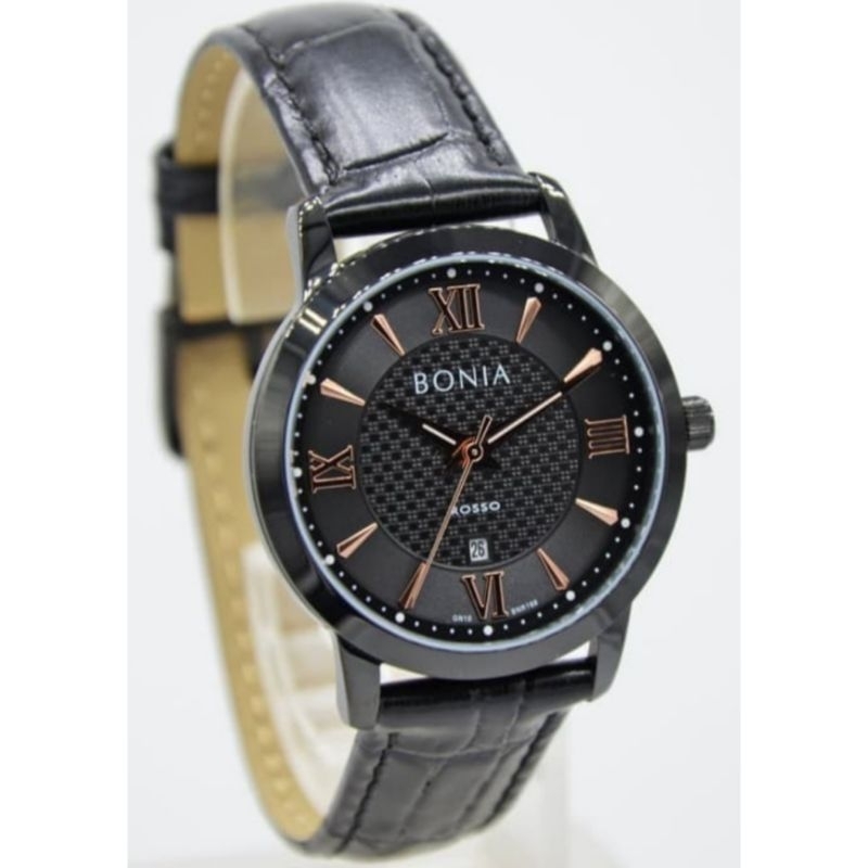 Bonia BNR166-3733 Jam Tangan Wanita tali Kulit Original