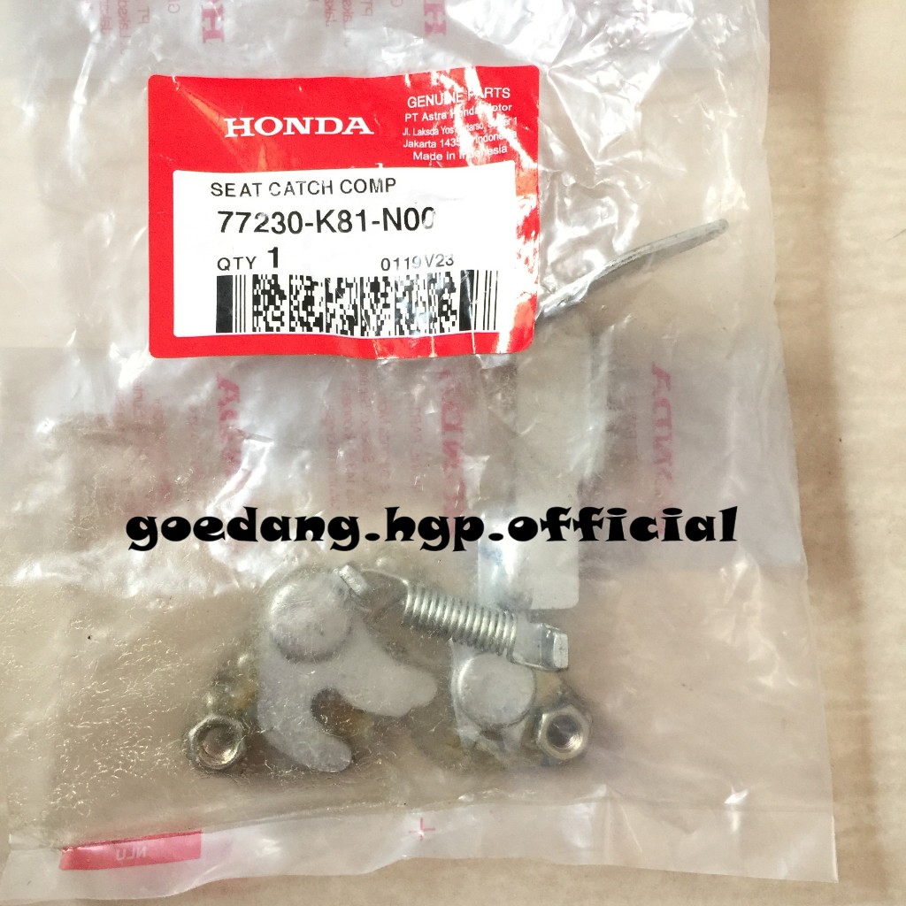 Seat Catch Comp Kunci Jok BEAT SPORTY eSP K81 ORIGINAL AHM 77230K81N00