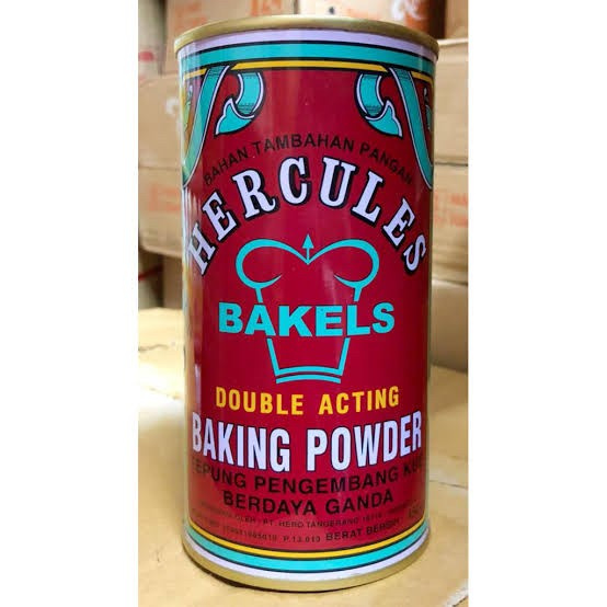 

Hercules Double Acting Baking powder 450 gr /tepung pengembang kue Halal KALENG JUMBO