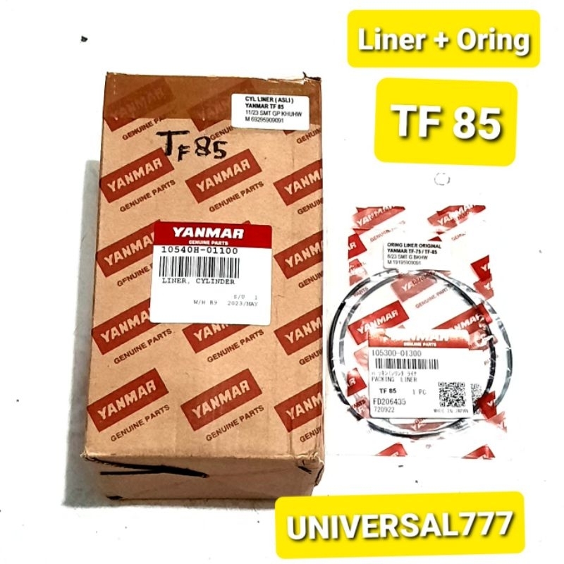 TF85 Liner Vuring Furing Asli Mesin Diesel YANMAR TF 85 Original Genuine Parts TF-85
