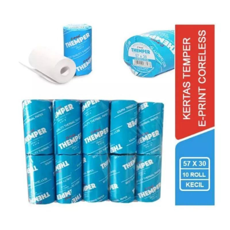 

KERTAS THERMAL EPRINT 57x30 / KERTAS STRUK KASIR E-PRINT