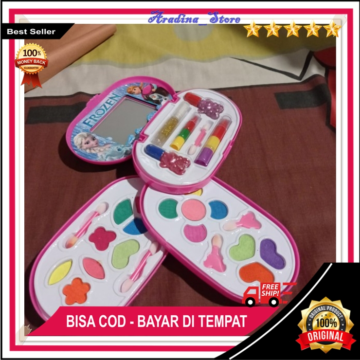 Mainan Make Up Set Anak LOL 3 Susun Koper Aman Mainan Anak Perempuan Make Up Murah SNI Original