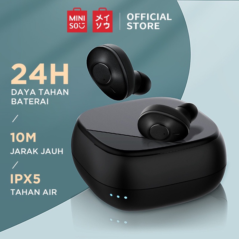 Miniso Bluetooth Headset HD TWS Headphone True Wireless Earphone / Miniso Wireless Earphones Origina