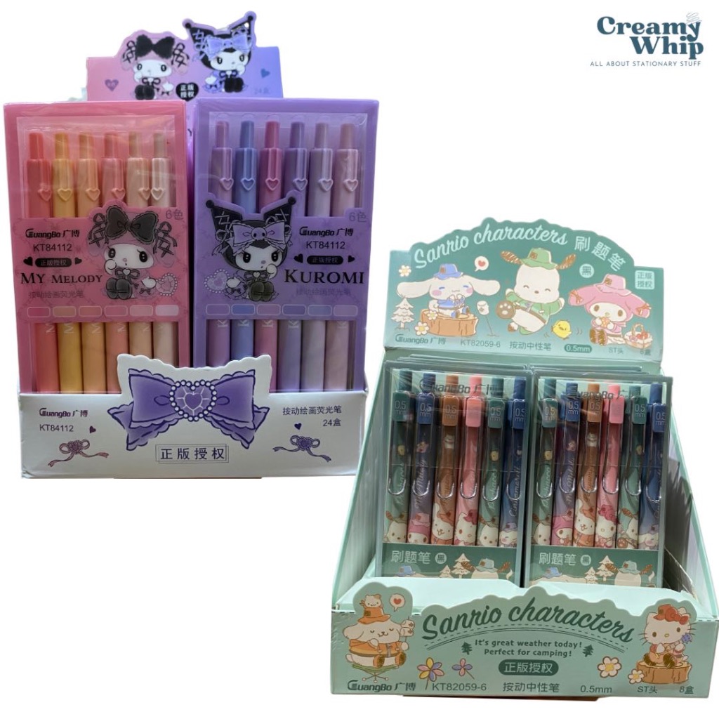 

Stabilo set and pen set isi 6 sanrio ori licensed