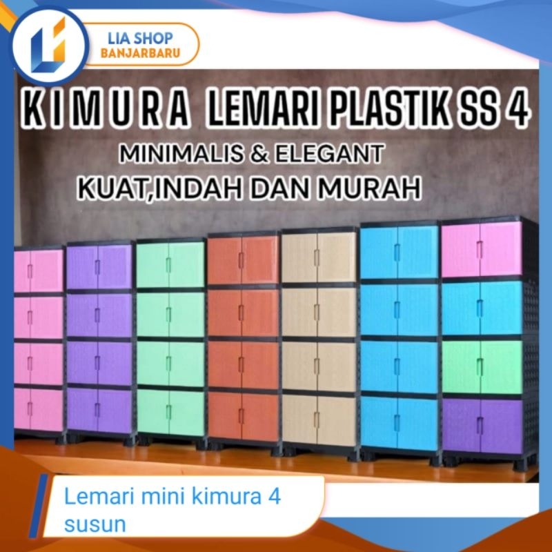 Lemari Mini Kimura 4 Susun