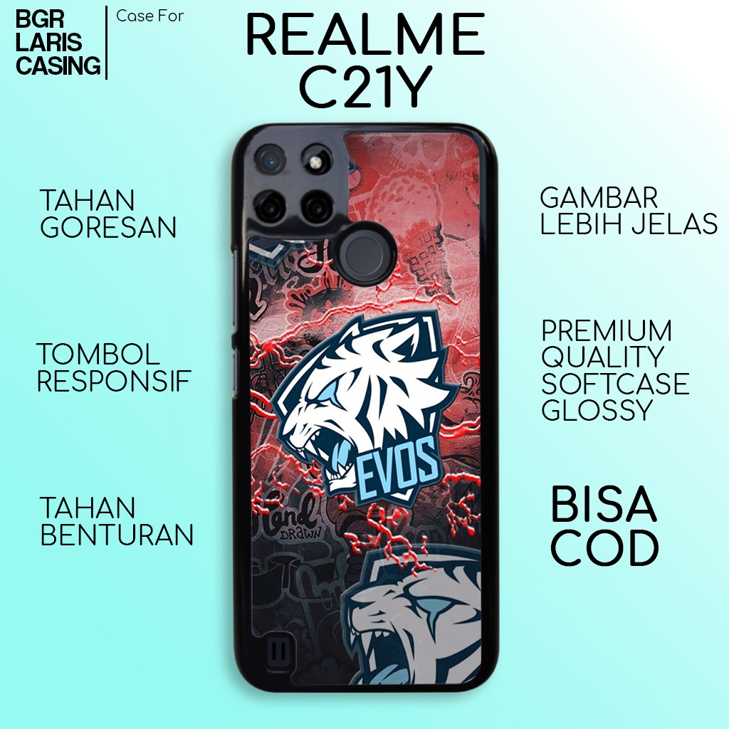 Case Realme C21Y Evos Casing Realme C21Y Hardcase Softcase Glosy Kesing Realme Terlaris BgrLarisCase