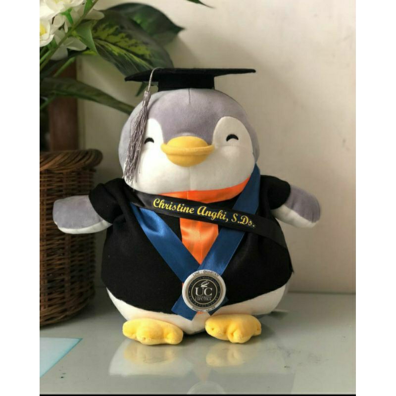 BONEKA WISUDA PINGUIN MINISO / BONEKA WISUDA PINGUIN DRAKOR