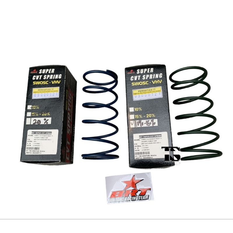 Per CVT Beat // Scoopy // Genio // Vario 110 Fi // 1500 RPM & 2000 RPM // Original BRT CVT Spring BR