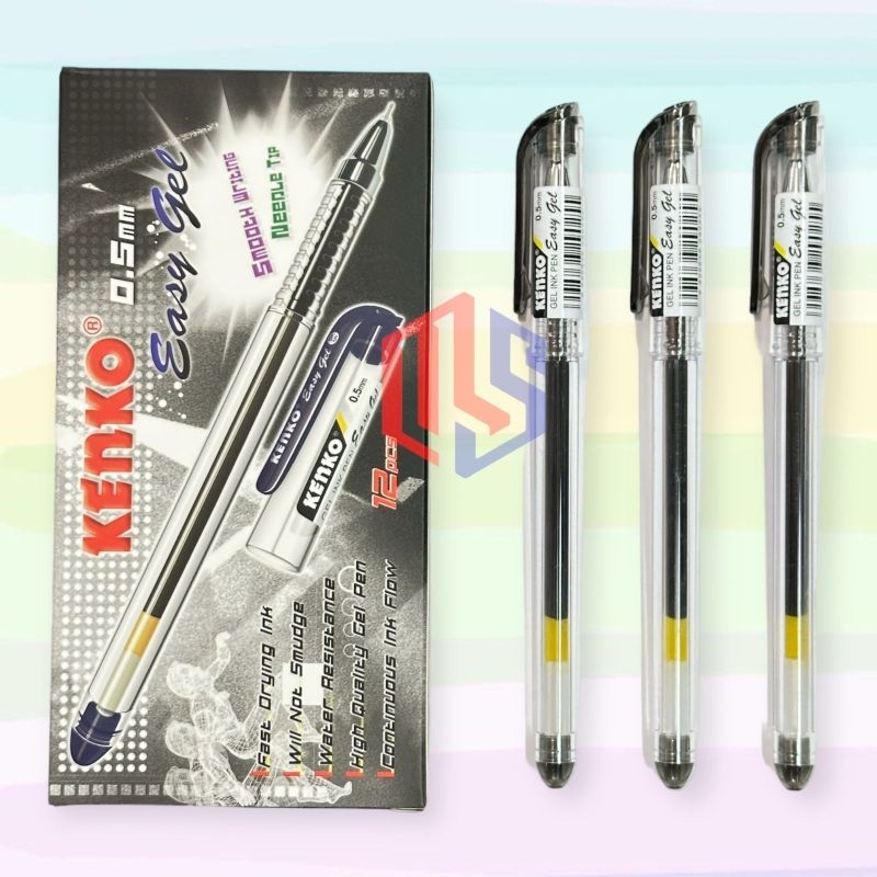 

ATK9 Pulpen / Ballpoint / Pen Gel Kenko Easy Gel (12pcs)