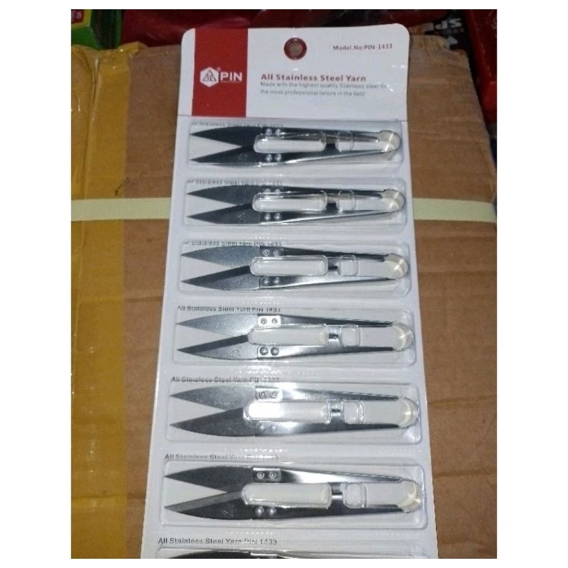 

gunting cekris pin stainless grosir harga per 20 lusin/ 1 box