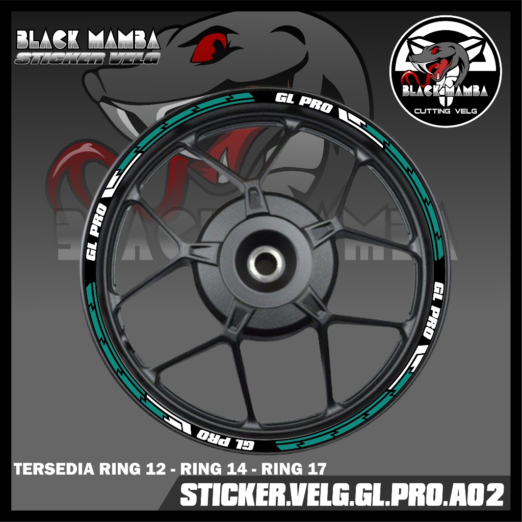 STICKER VELG GL PRO - STIKER LIS LIST VARIASI BAN/VELG GL PRO A03