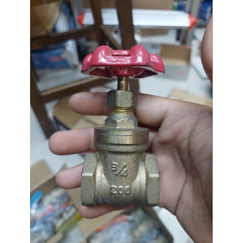 gate valve onda 3/4 inch kuningan / gate valve onda 3/4 inch