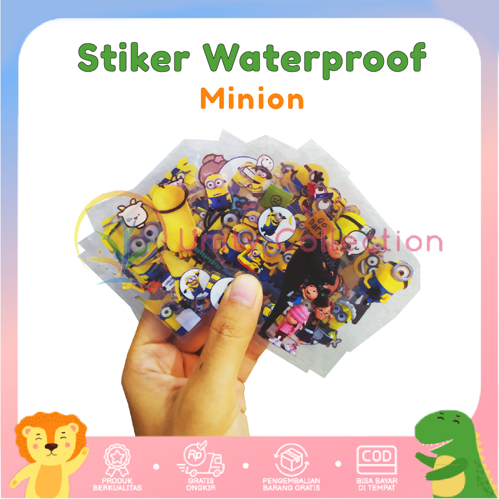 

STICKER NONO MINIONS [ECER] WATERPROOF / 1 LEMBAR STIKER