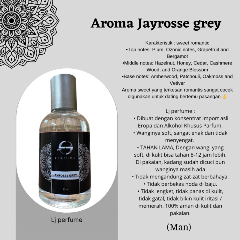 PARFUM JAYROSE GREY