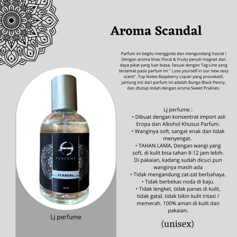 PARFUM SCANDAL