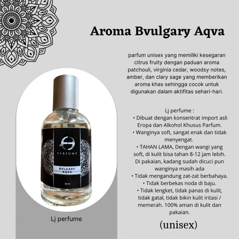PARFUM BVLGARY AQVA