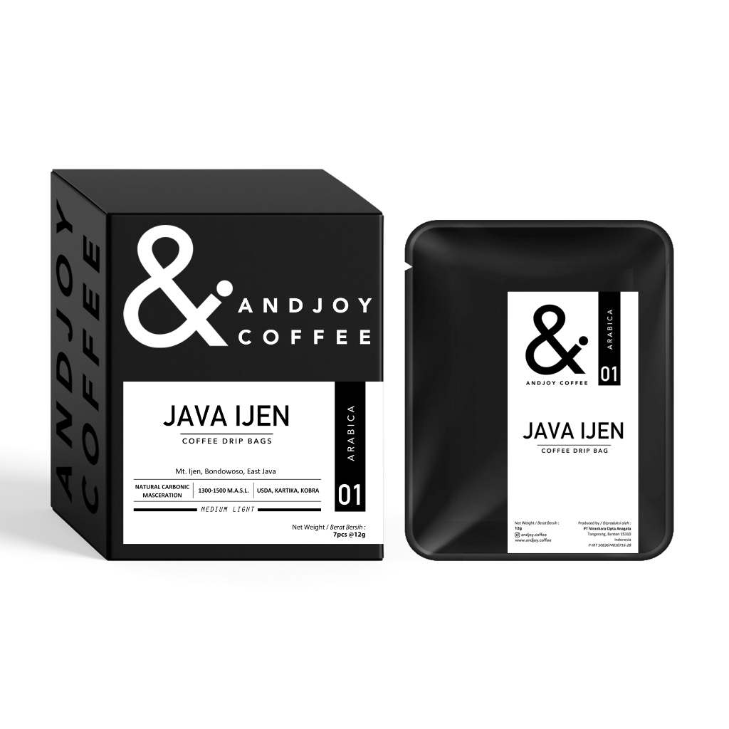 

DRIP BAG KOPI SINGLE ORIGIN ARABIKA - JAVA IJEN - NATURAL CM