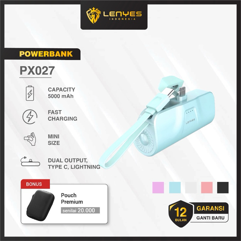 Powerbank Lenyes PX027D