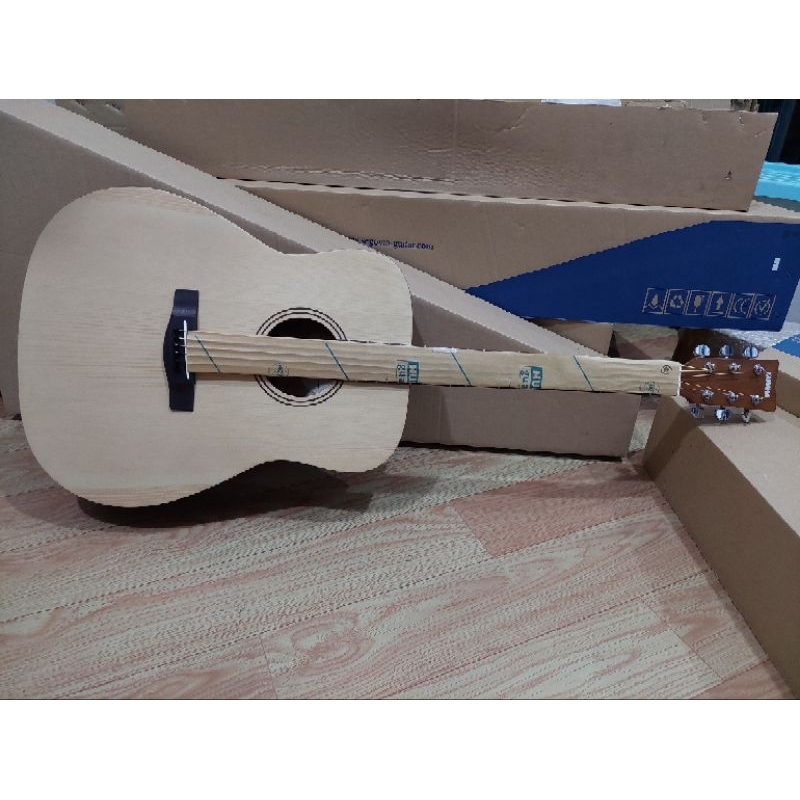 Gitar Akustik Elektrik Original Yamaha F400 NS Upgrade Cherub G-Tone GT-6 Equalizer Preamp With 3 Ba