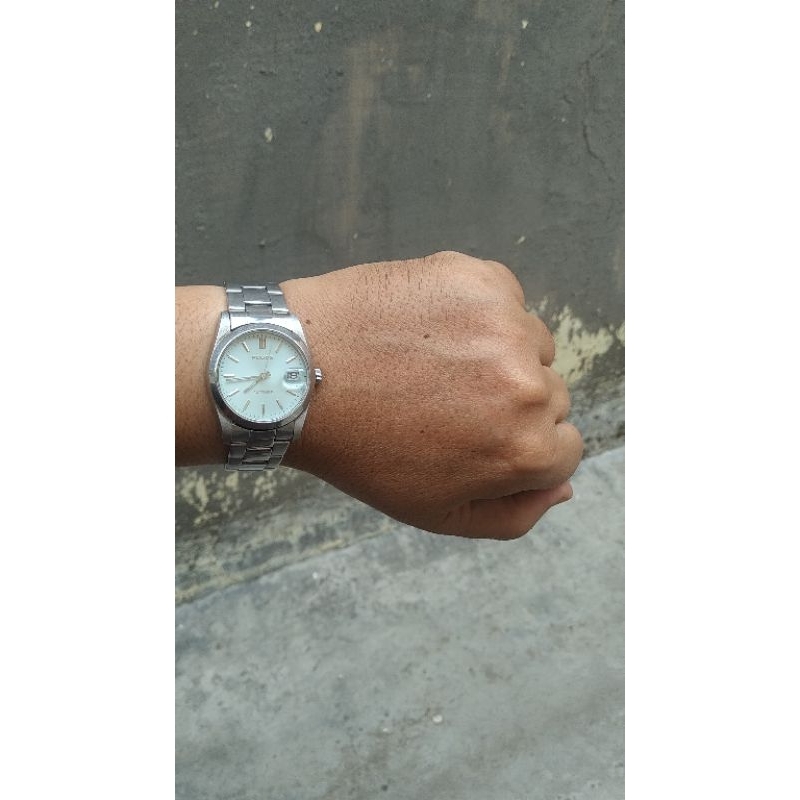 jam tangan police PL2162M precision style second bekas original