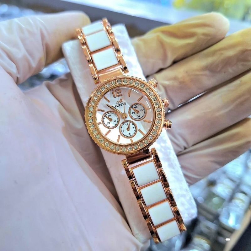 SS.id READY JAM TANGAN WANITA MIRETE VARIASI MATA-MATA/ JAM WANITA MIRETE.