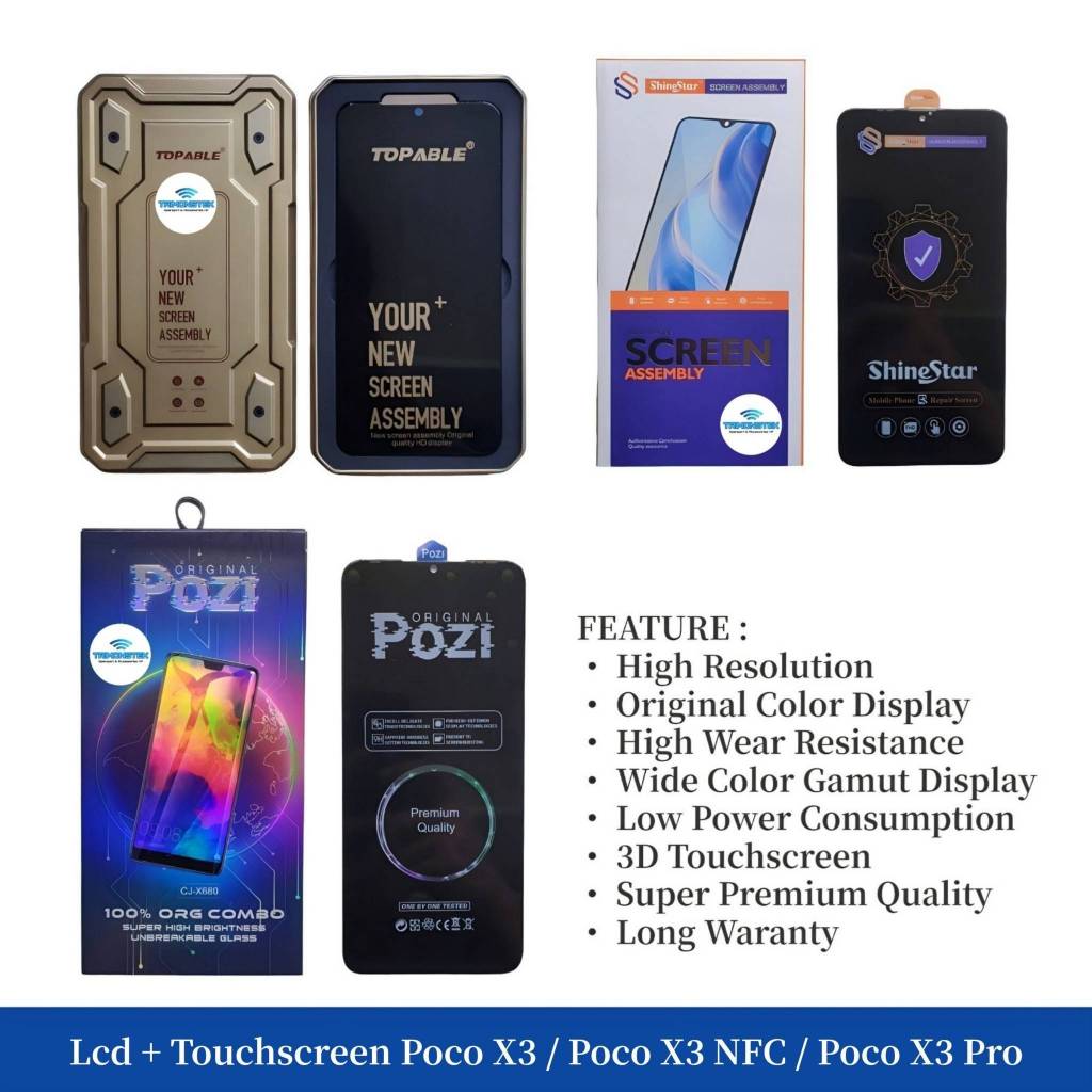 Lcd + Touchscreen Poco X3 / Poco X3 NFC / Poco X3 Pro