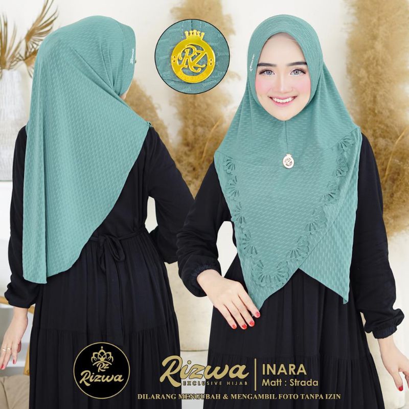 inara rizwa jilbab instan premium