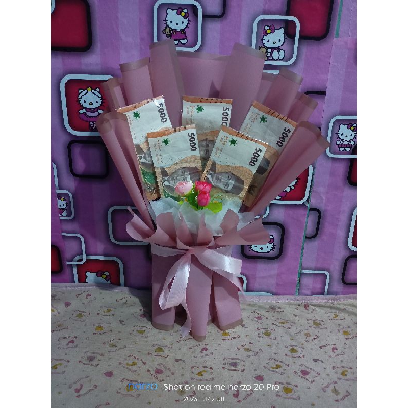buket uang 5lembar