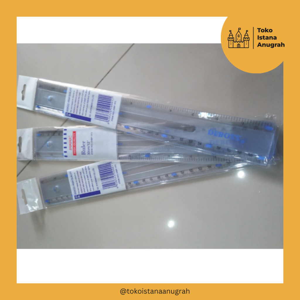 

Penggaris 30 cm Debozz DBP-072 Satuan