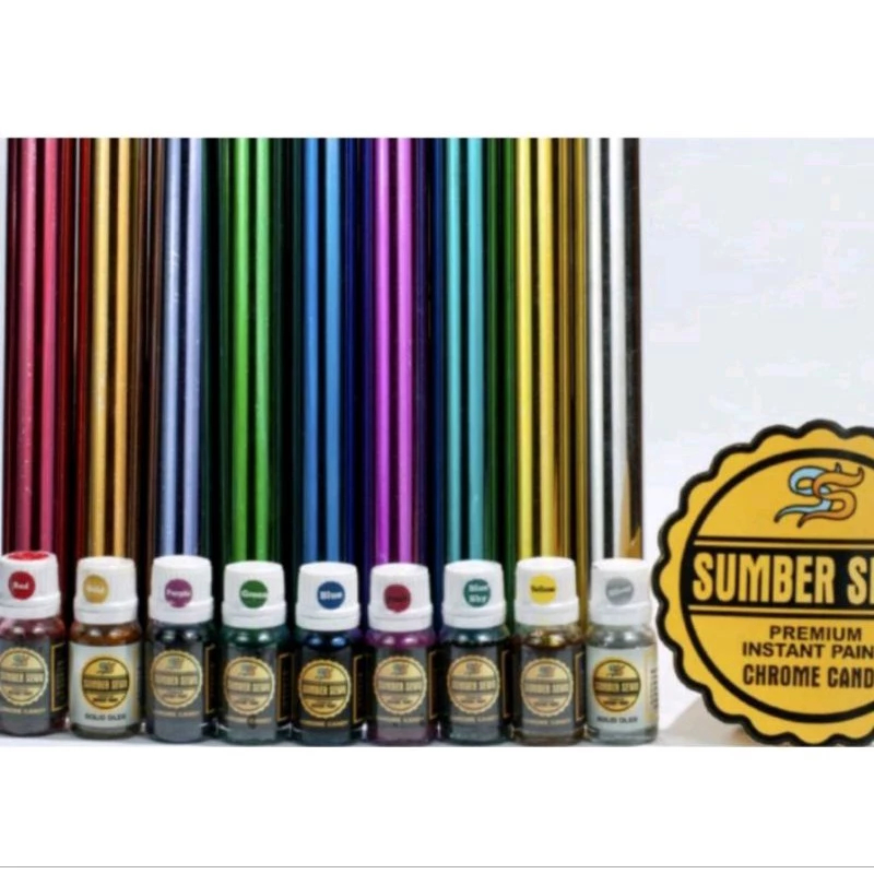 Cat Oles Velg dan Logam  Candy Chrome  Free Alat Oles