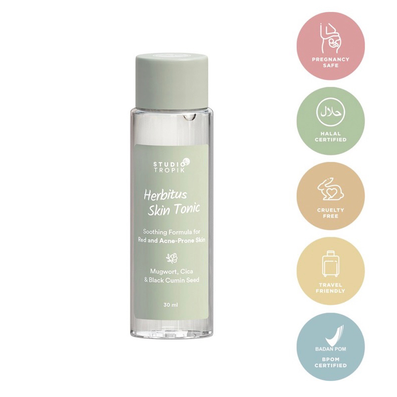 Studio Tropik Herbitus Skin Tonic / Toner Essense Wajah 100 ml