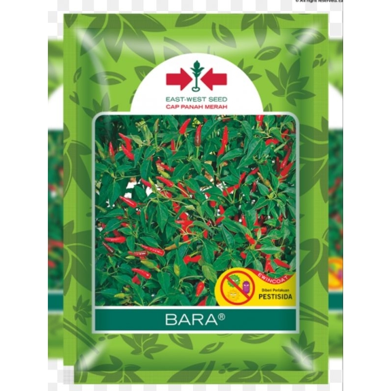 Benih Cabai Bara 3200 Butir - Cap Panah Merah, 100% Asli Kemasan Pabrik, Non Repacking