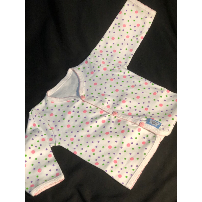 new baju bayi lengan panjang merk moms gift newborn