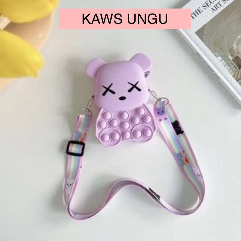Tas Anak Pony Kaws Mobil Beruang Pop It Jelly
