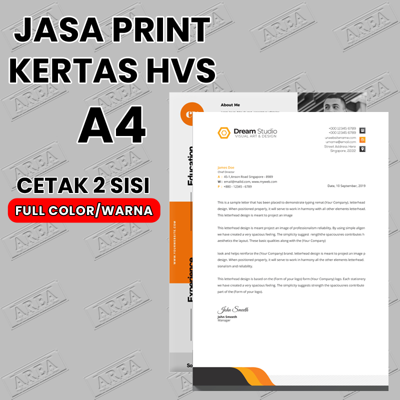 

Print Kertas HVS A4 Full Color/Warna 2 Sisi (Bolak Balik)