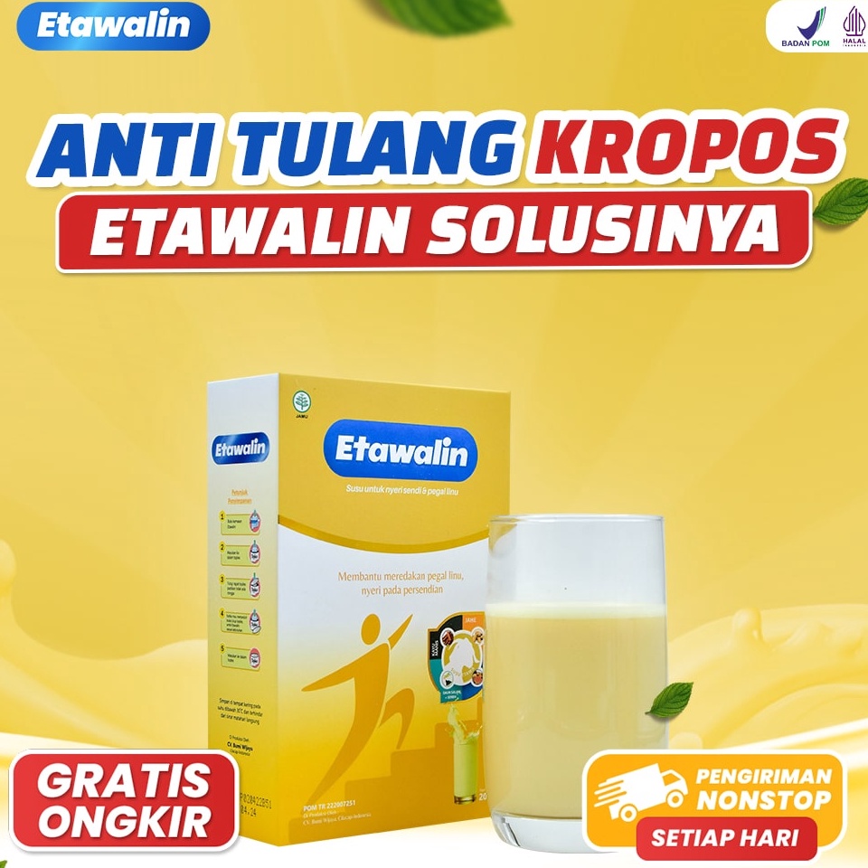 

✦BEST SELLER✦ ETAWALIN - Original Susu Kambing Etawa Susu Kambing Etawa Tingkatkan Kepadatan & Kesehatan Tulang Sendi Susu Anti Asam Urat Rematik Reumatik Nyeri Sendi 200gr