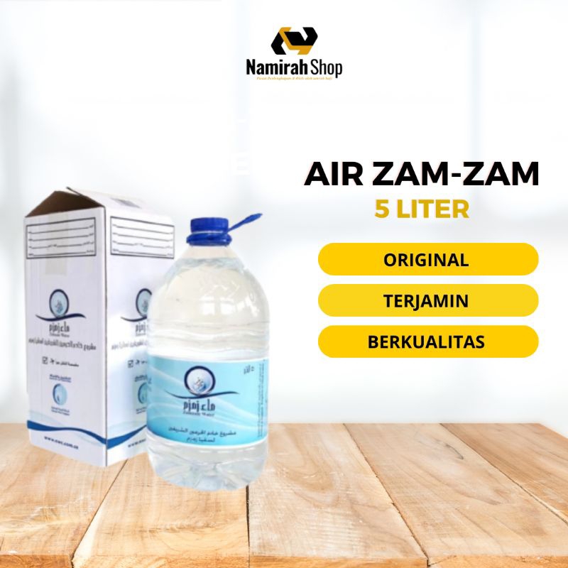 

Air zam-zam 5 Liter / Oleh-oleh umroh haji