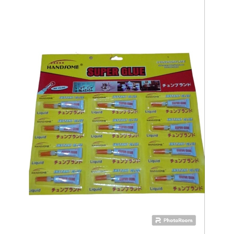 

Lem super glue isi 12 pcs