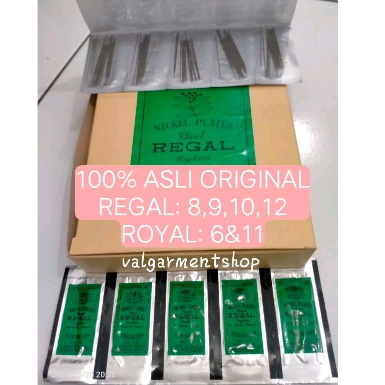 [1bungkus] JARUM JEPANG JARUM JAHIT ASLI JARUM REGAL JARUM ROYAL ORI MADE IN JAPAN JARUM PAYET