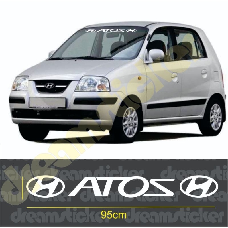 Cutting Sticker Kaca Depan Mobil Hyundai Atoz Windshield Stiker