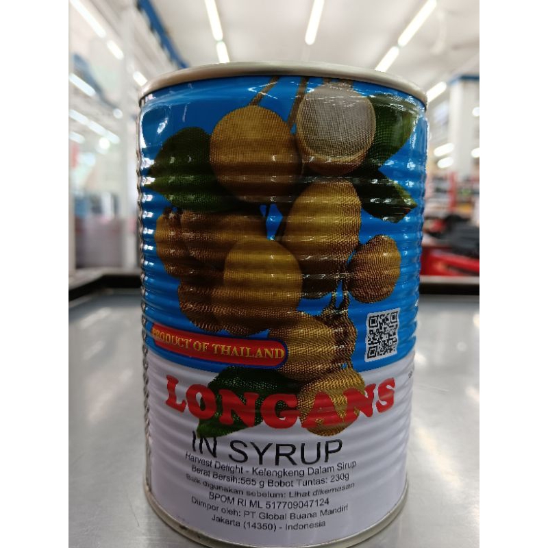 

HARVEST DELIGHT LONGAN IN SYRUP 565Gr