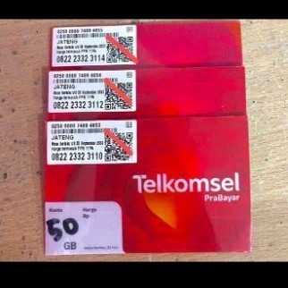 Kartu Perdana TELKOMSEL 50gb