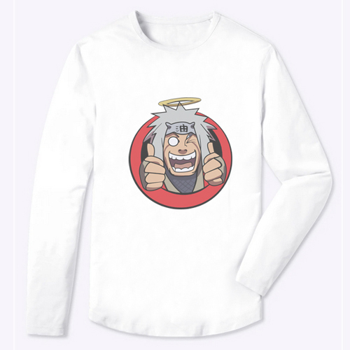 New Longsleeve T-SHIRT Jiraiya Tshirt 100% Cotton Kombed 30s