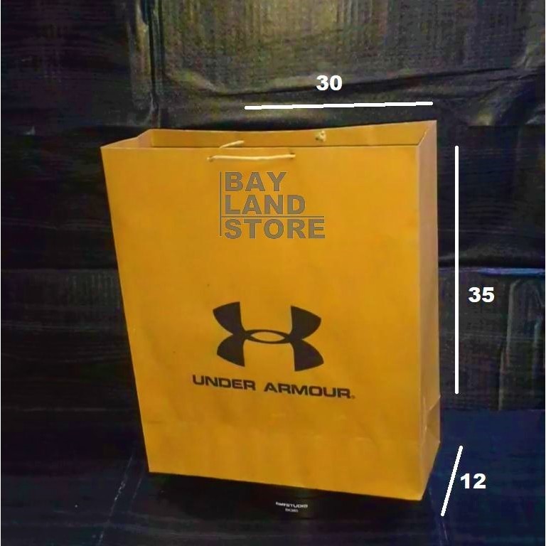 

Paper bag Under armour coklat premium 30 x 35 x 12 Large
