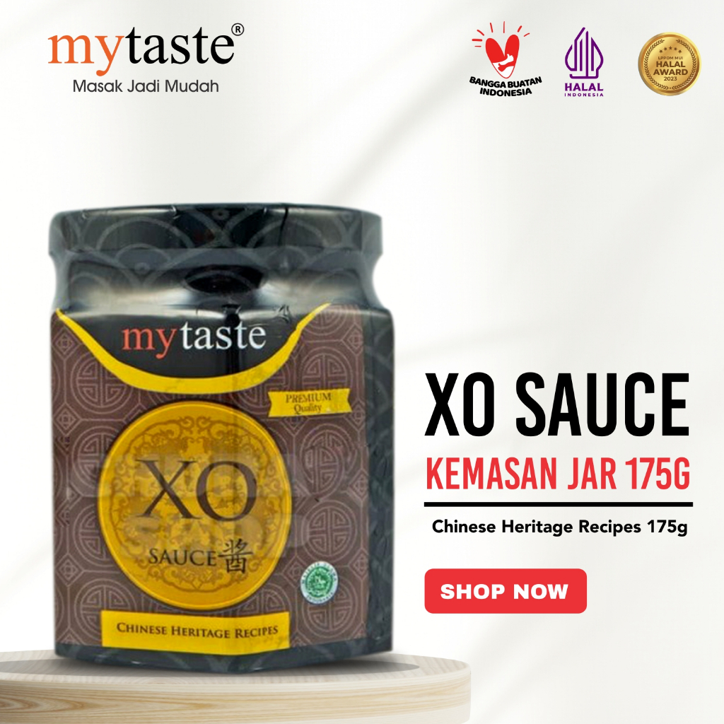 

My Taste XO Sauce Jar 175 gram saus ebi Saus Bumbu Nasi Goreng Asia