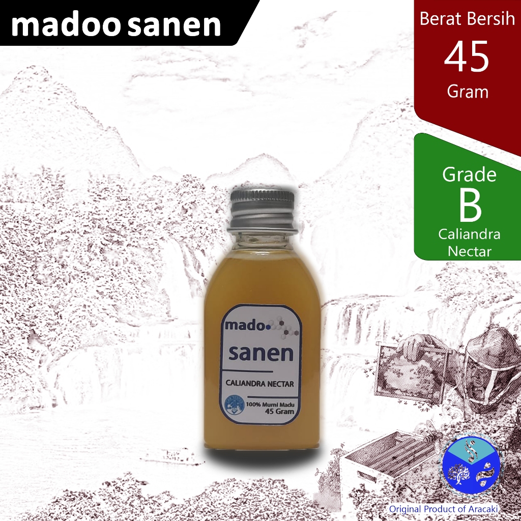 

Madu Kaliandra Raw Honey Madoo Sanen 45 gram
