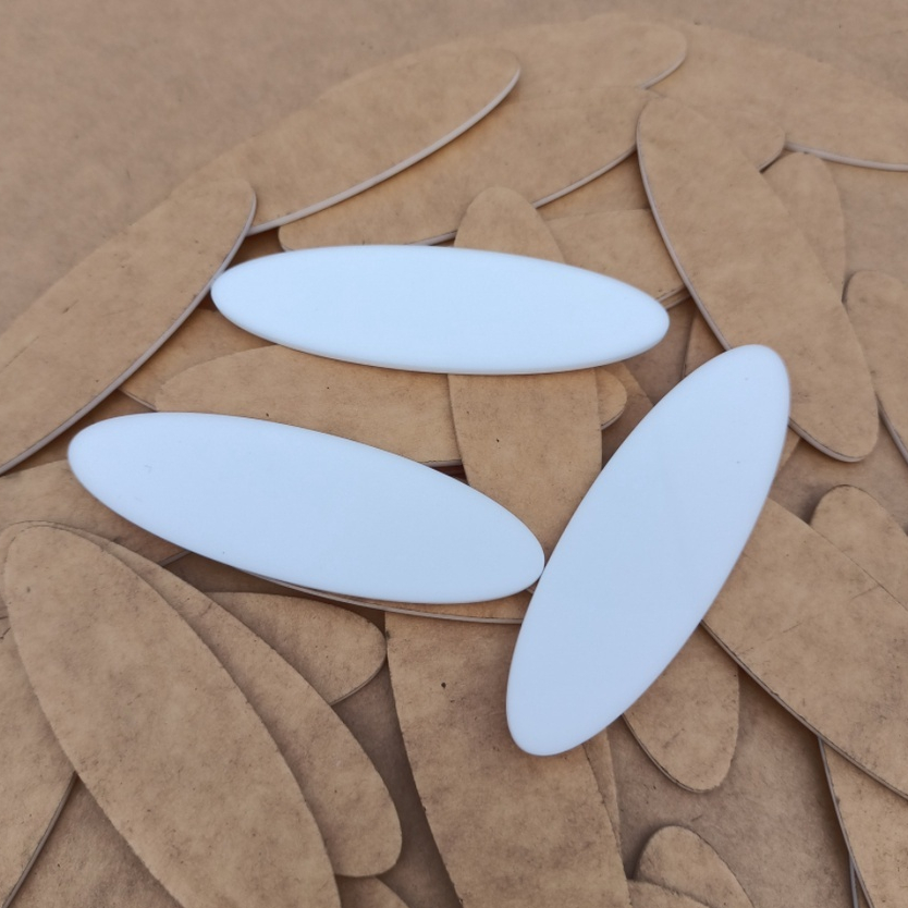 

Akrilik Bahan Name Tag Oval