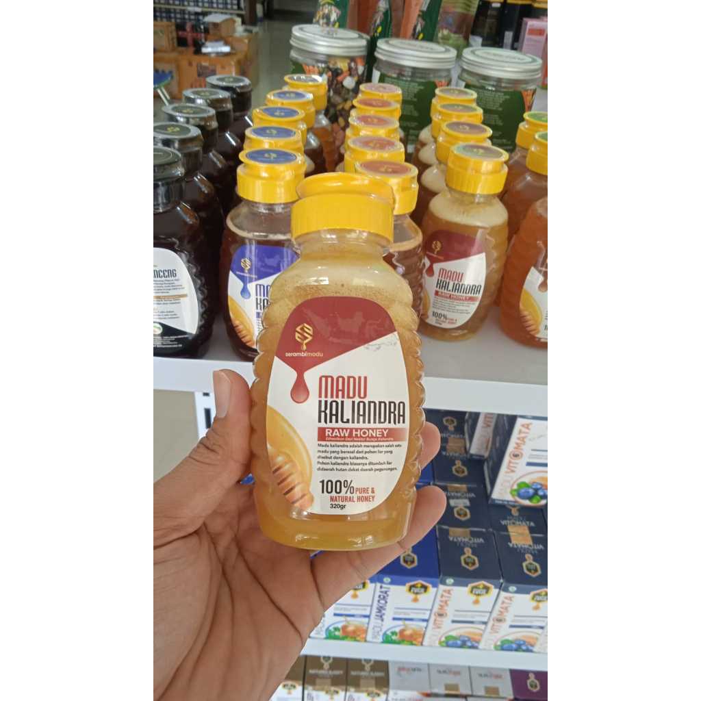 

Madu Kaliandra Murni Raw ASLI Honey Pure Natural Honey 320 gram