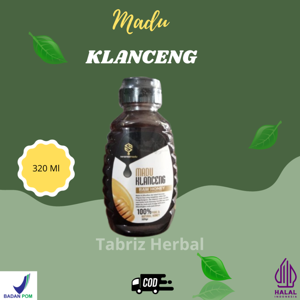 

madu klanceng asli Raw Honey serambi madu pure & natural honey 320 g