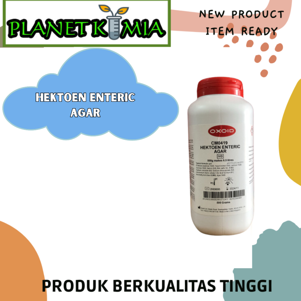 

Hektoen Enterci Agar Oxoid Kemasan 10 gram Repack